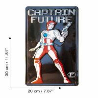 Geprägtes Blechschild - Captain Future - Nostalgie...